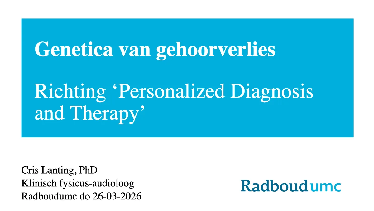 Preview of Genetics of Hearing Loss presentation