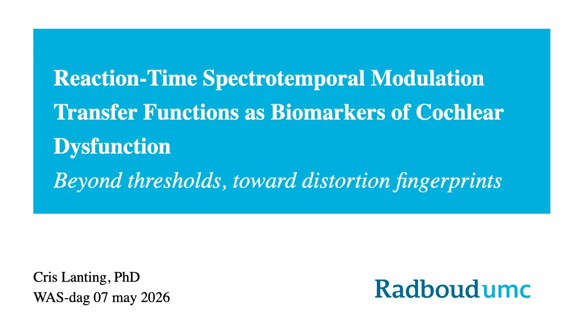 Preview of Reaction-Time Spectrotemporal Modulation Transfer Functions presentation