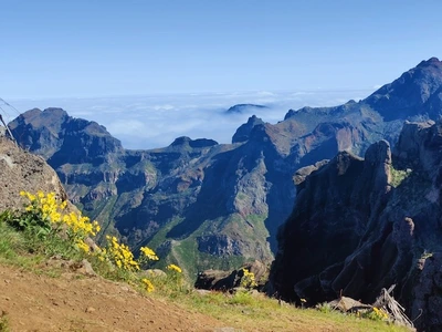 Pico Grande's rocky upper slopes
